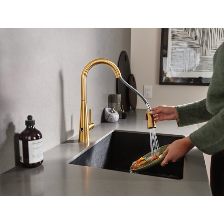 Moen Sleek MotionSense Wave Single Handle Pulldown Kitchen Faucet